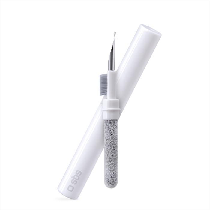 Sbs - Kit Di Pulizia 3 In 1 Per Auricolari Teearcleanset-bianco