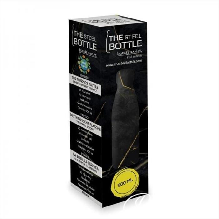 T-tex - Bottiglia Termica 500ml-nero/giallo