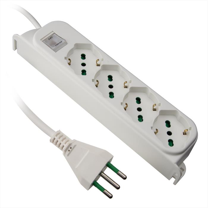 Ekon - Multipresa Omega 3 Ecelstr3bide16w-bianco