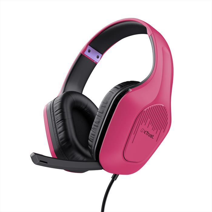 Trust - Cuffia Gamer Gxt415p Zirox-pink