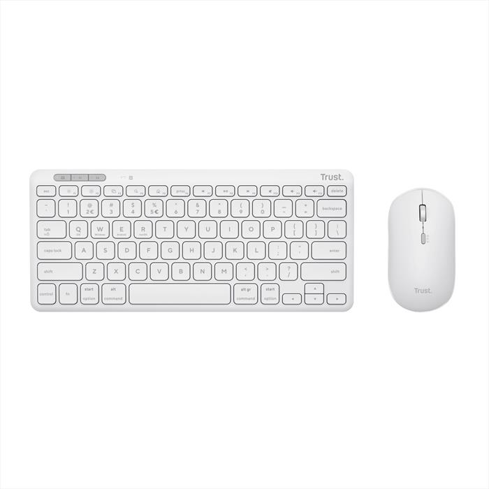 Trust - Lyra Wl Keyboard & Mouse-white