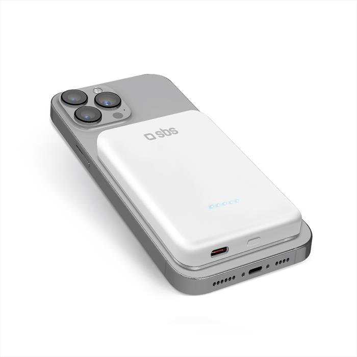 Sbs - Powerbank Magsafe Tebb5000magspd20w-bianco