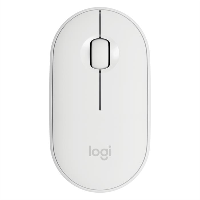 Logitech - M350 Pebble Wireless Mouse 2-offwhite