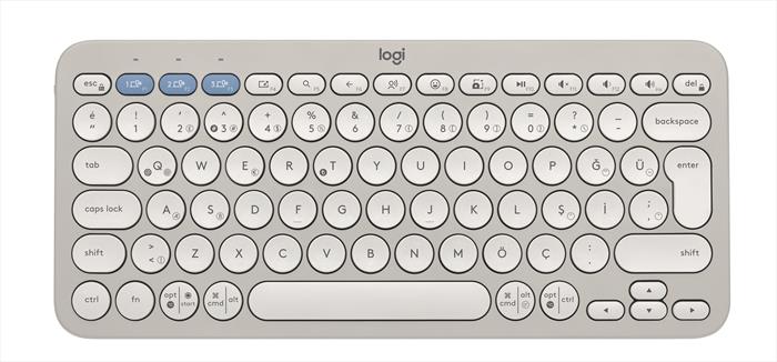Logitech - Tastiera Multimediale K380s-offwhite