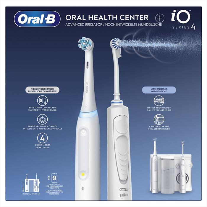 Oral-b - Spazzolino + Idropulsore Health Center-bianco