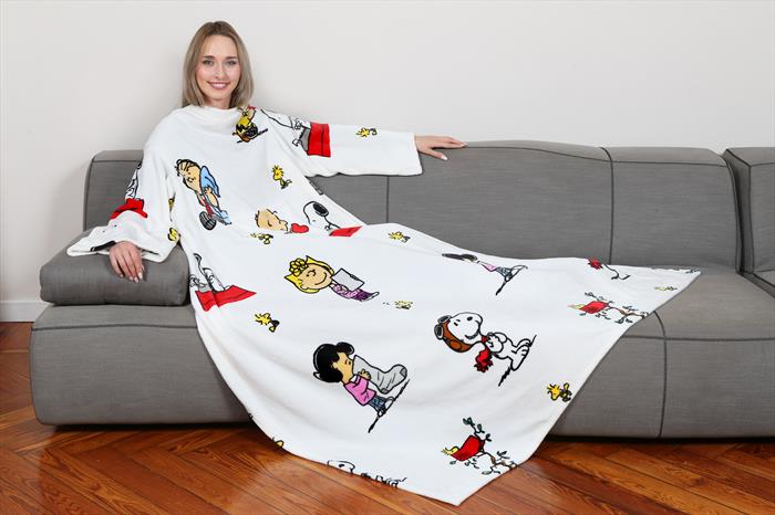 Kanguru - Coperta Con Le Maniche Deluxe Peanuts-peanuts