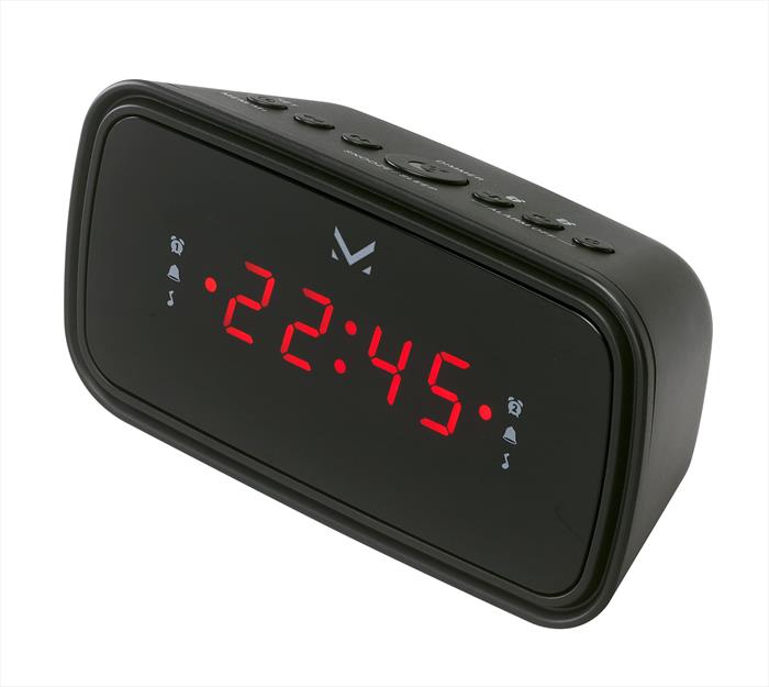 Majestic - Radio Sveglia Digitale Con Doppio Allarme Rs 166-nero