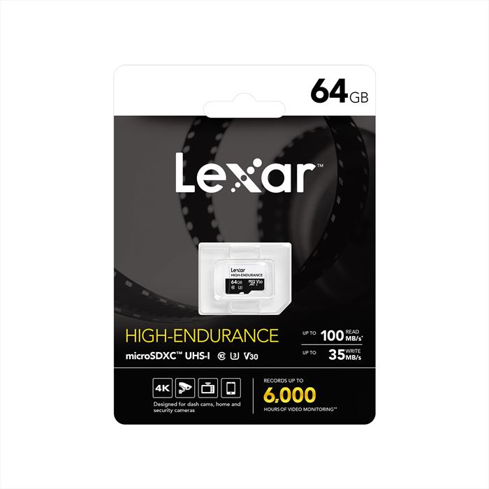 Lexar High-Endurance 64 Gb Microsdxc UHS-I Classe 10-image