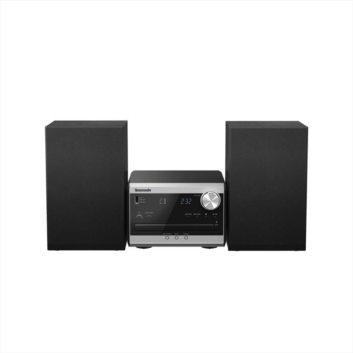 Panasonic - Sistema Micro Hi-fi Dab+, Cd, Bluetooth, Sc-pm272-silver
