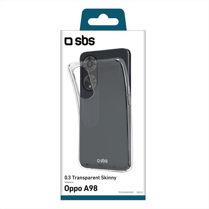 Sbs - Cover Skinny Teskinopa98t Per Oppo A98-trasparente