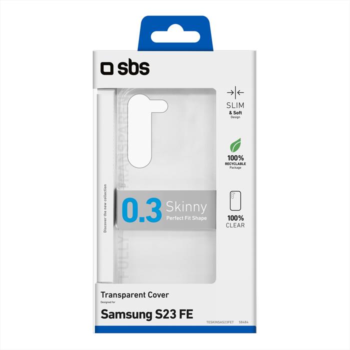 Sbs - Cover Skinny Teskinsas23fet Per Samsung S23 Fe-trasparente
