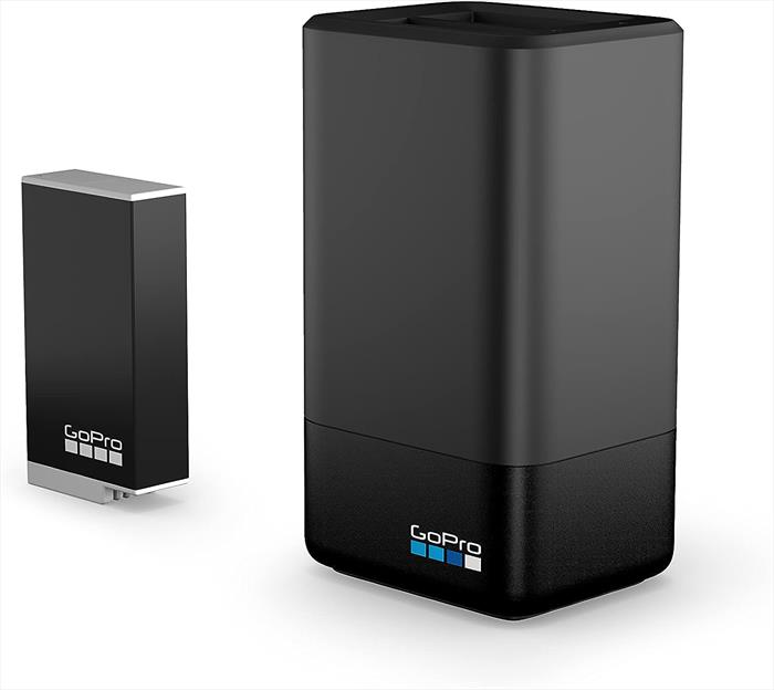 Gopro - Max Dual Battery Charger+enduro Battery-nero