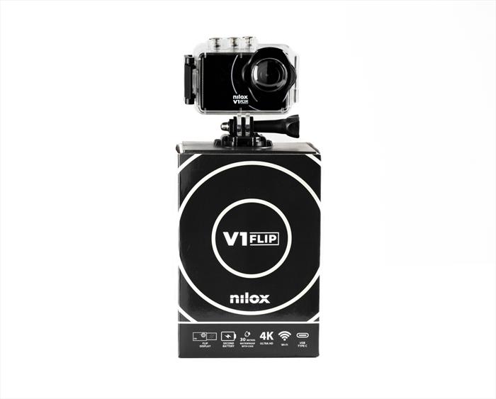 Nilox - Action Cam V1 Flip-nero