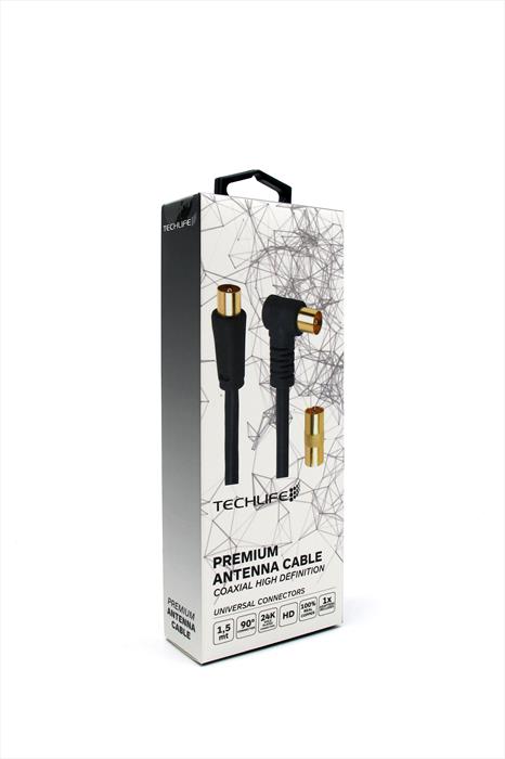 Techlife - Cavo Rf Coassiale Tlvt0001b-nero
