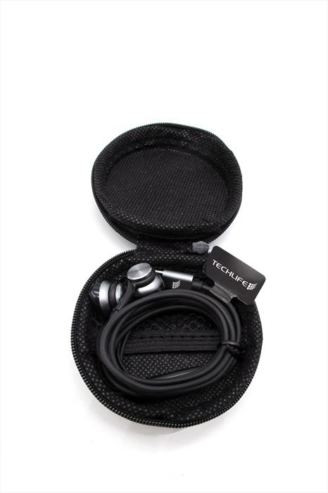 Techlife - Auricolare Con Filo Tlmt0002-nero