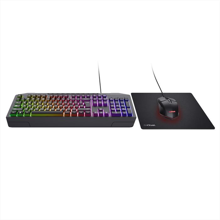 Trust - Tastiera + Mouse Gxt791 3-in-1 Bundle It-black