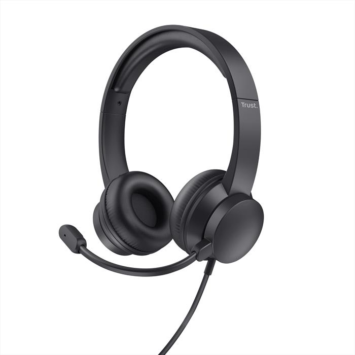 Trust - Cuffie Pc Ayda Usb-black