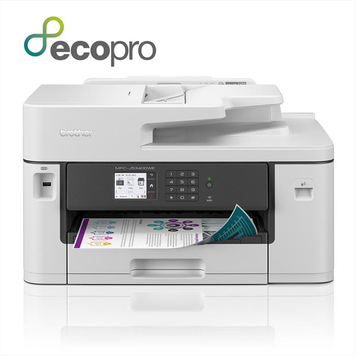 Brother - Multifunzione Mfcj5340dwere1-bianco