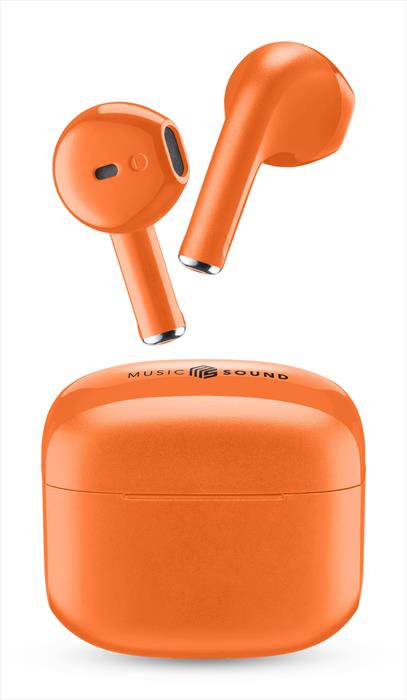 Music Sound - Auricolare Bluetooth Tws Swag Ms-arancione