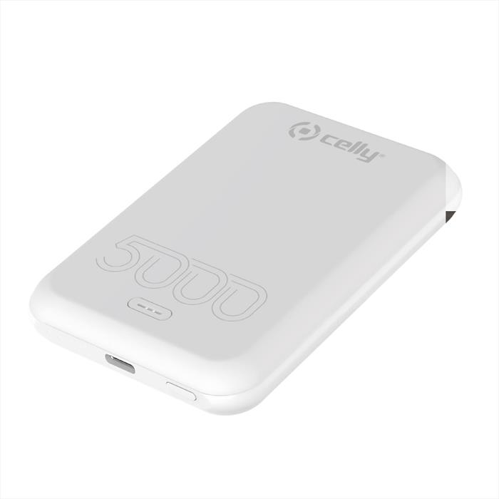 Celly - Batteria Portatile Gr Pbk 5000 Evo-bianco