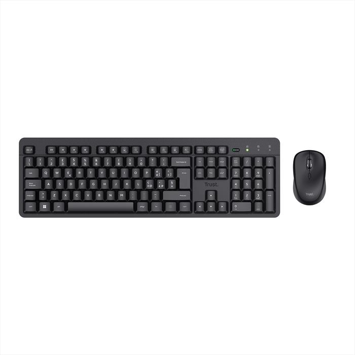 Trust - Ody Ii Wl Keyboard & Mouse It-black