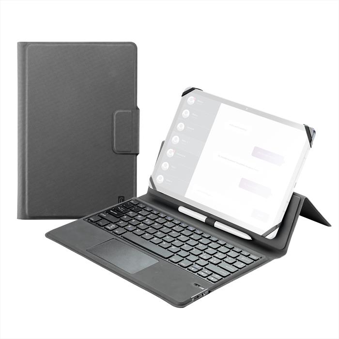 Cellularline - Custodia Keyboardcasetabk Per Tablet Fino A 11’’-nero