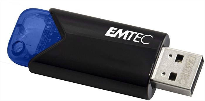 Emtec B110 Click Easy 3.2 Unità Flash Usb 32 Gb Usb Tipo A 3.2 Gen 2 (3.1 Gen 2) Nero, Blu-image