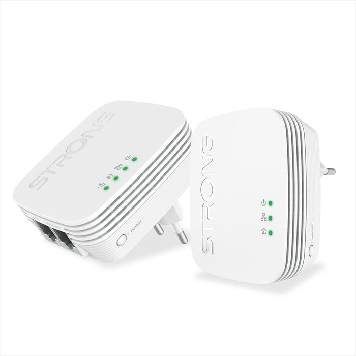 Strong - Powerline Kit 2 Pezzi Compatti Powerlwf600duomini-bianco