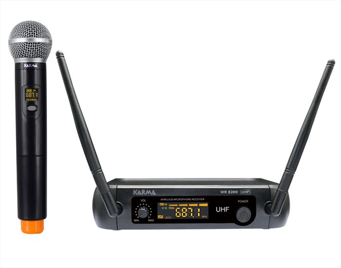 Karma - Radiomicrofono Palmare Set 8200-nero