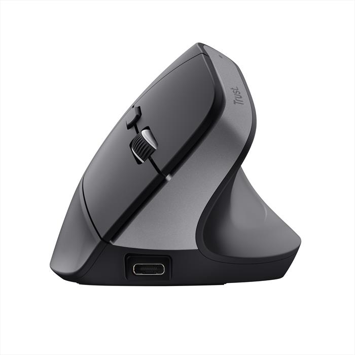 Trust - Bayo+ Ergonomic Wireless Mouse-black