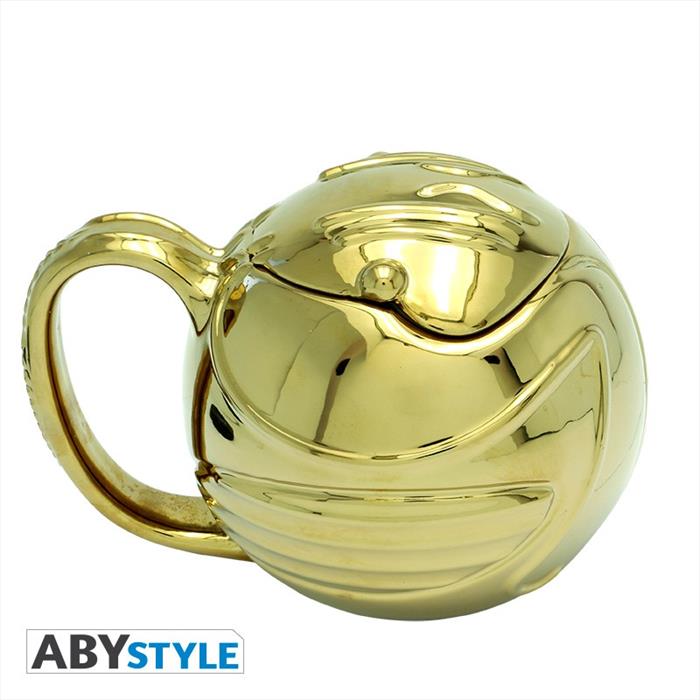 Abysse - Harry Potter Tazza 3d 450 Ml Boccino D'oro-oro