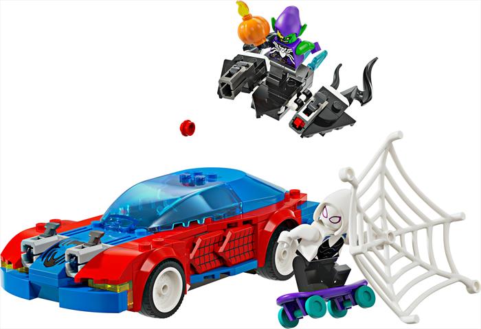 Lego Auto Da Corsa Di Spider-Man E Venom Goblin-image