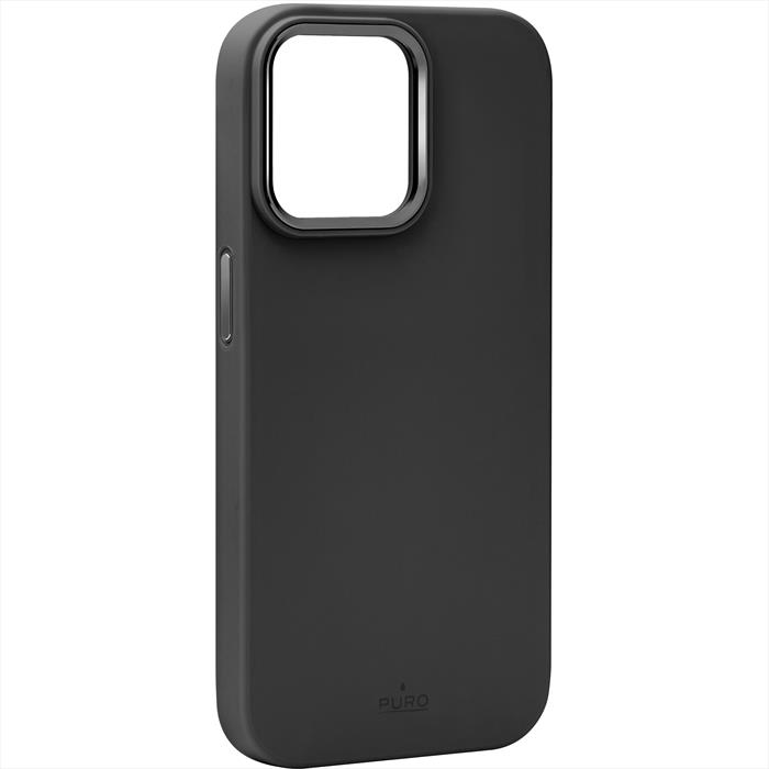 Puro - Cover Puipc15p61iconmpblk Per iPhone 15 Pro-nero