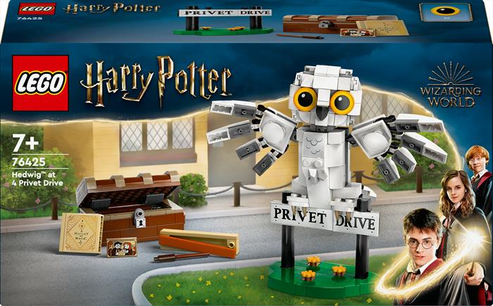 Lego - Harry Potter Edvige Al N.4 Di Privet Drive 76425, Multicolore