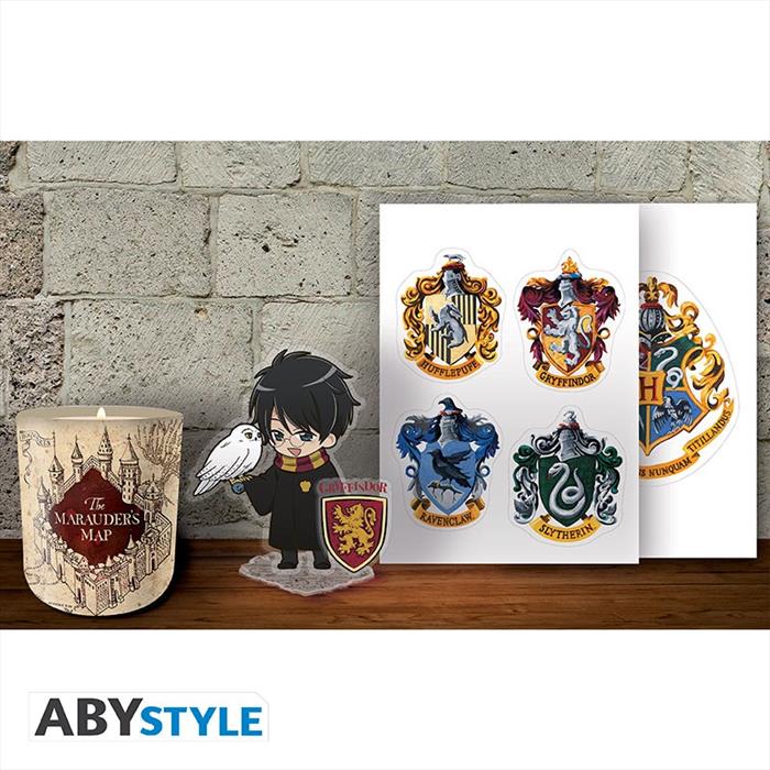 Abysse - Harry Potter - Cofanetto Candela+acryl® +adesivi-multicolore