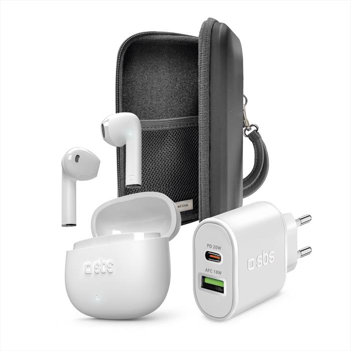 Sbs - Auricolare Bluetooth Universale-bianco