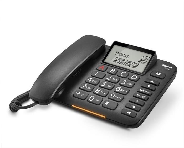 Gigaset - Telefono Dl380black-nero