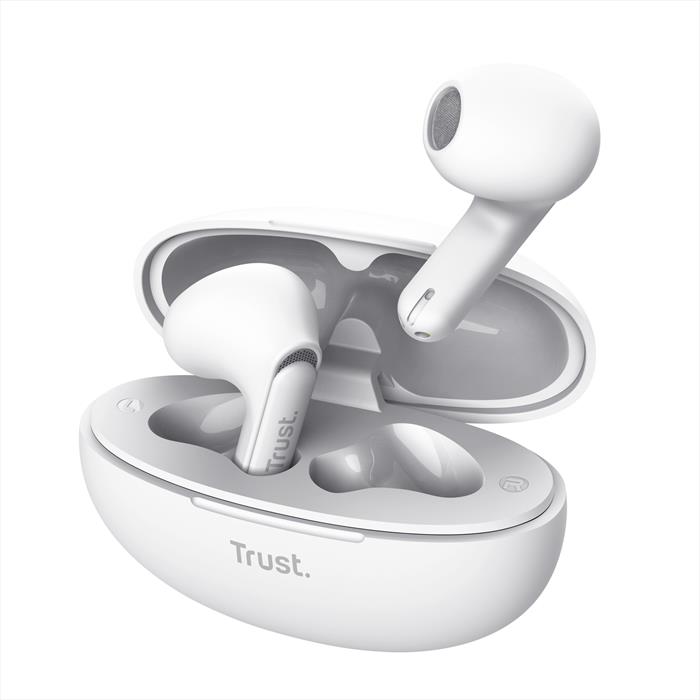 Trust - Auricolare Bluetooth Yavi Enc-white