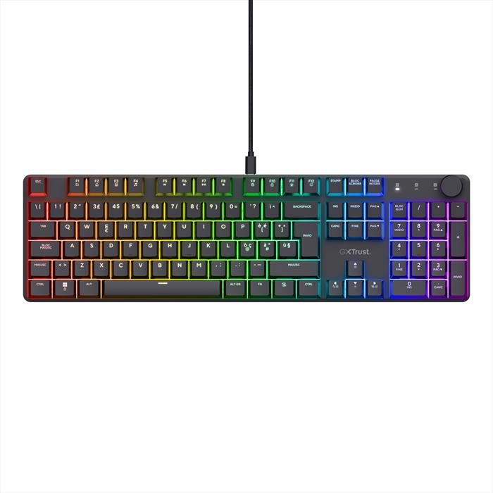 Trust - Gxt866 Torix Mechanical Keyboard It-black/rgb