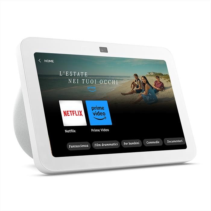 Amazon - Echo Show 8 (3ª Gen - 2023)-bianco Ghiaccio