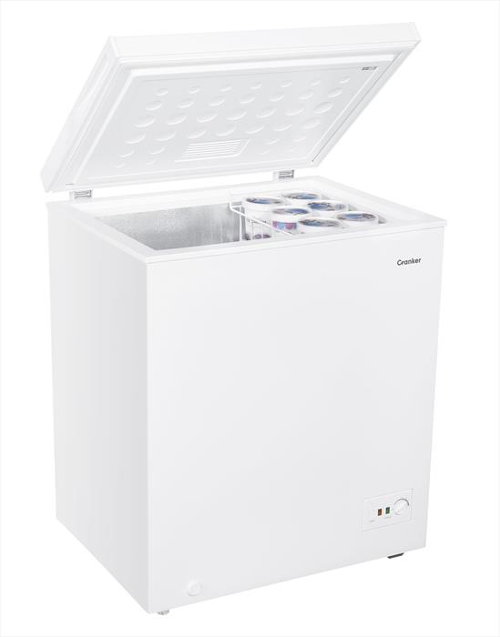 Cranker - Congelatore Orizzontale Crco146 Classe E 142 Lt-bianco