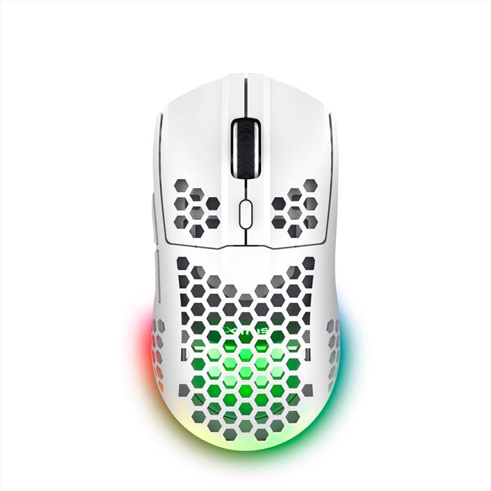 Trust - Gxt929w Helox Wireless Lightweight Mouse-white/led