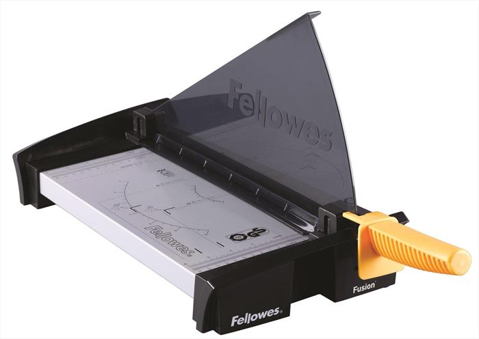 Fellowes - Taglierina Ghigliottina Fusion A4-nero Silver