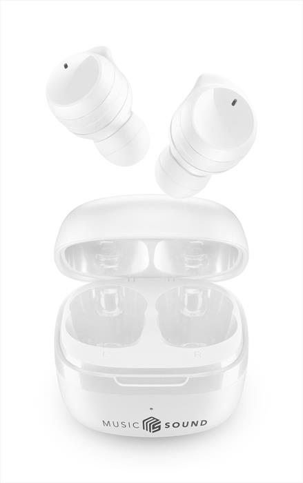 Cellularline - Auricolare Bluetooth Btmstwsfloww-bianco