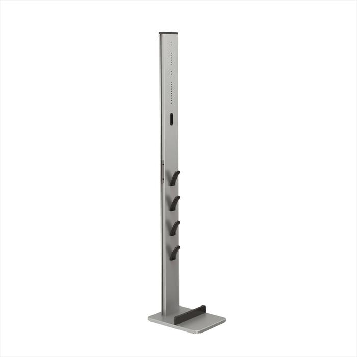 Xavax - Colonna Organizer Accessori Scopa Elettrica-silver