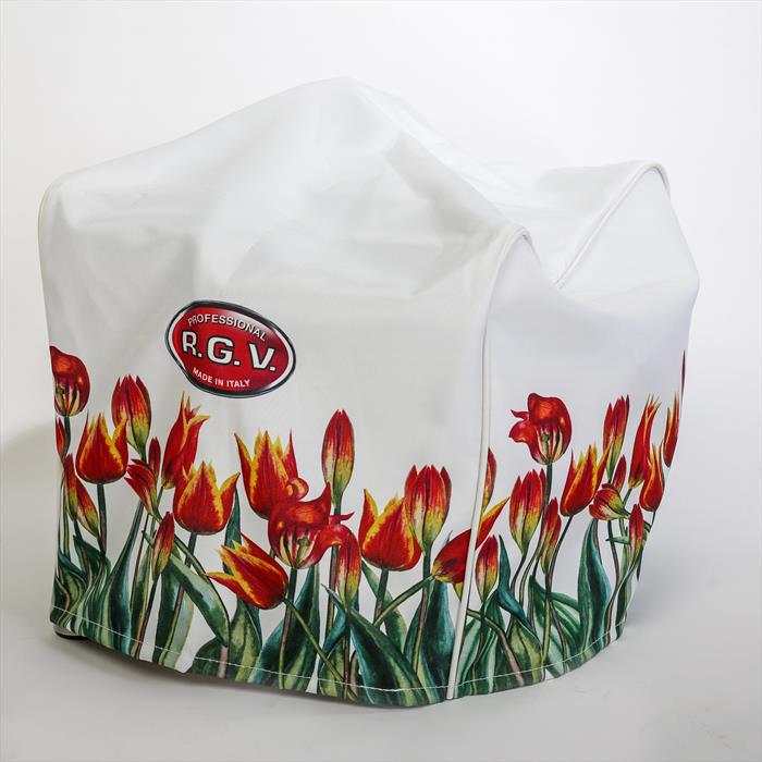 R.g.v. - Copertura Affettatrice - Motivo Tulipani-tulipani