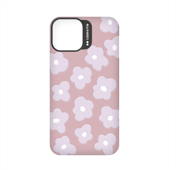 Caseme - Cover Silicone Cmcovsil3dip15611 Per iPhone 15-fiori Rosa