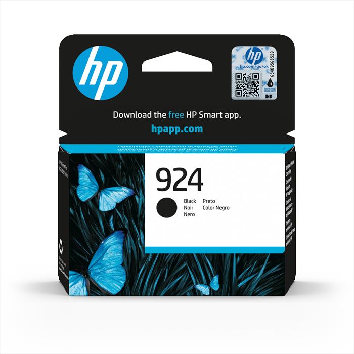 Hp - 924 Cartuccia Di Inchiostro Originale, Nero-nero