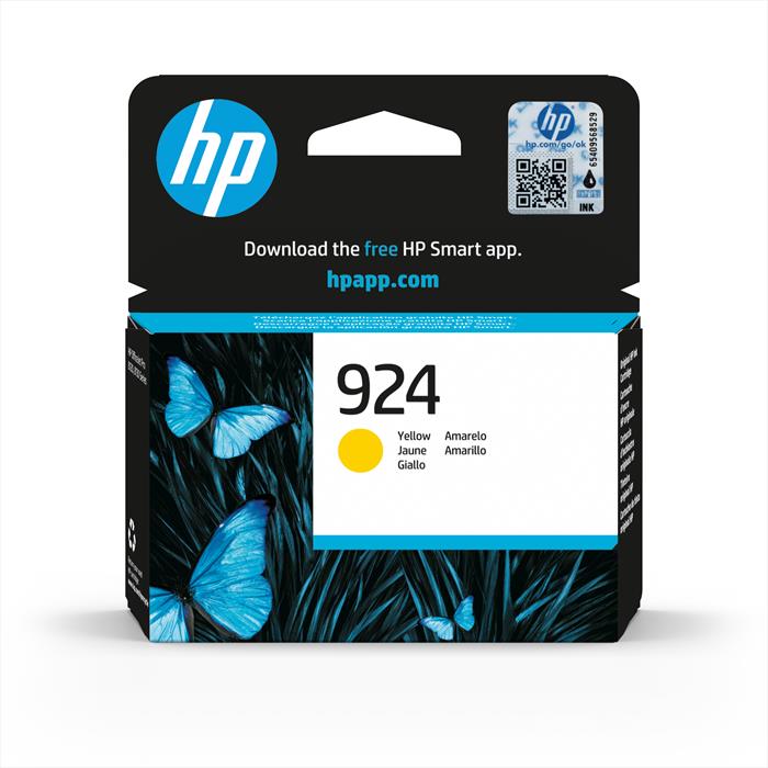 Hp - 924 Cartuccia Di Inchiostro Originale,giallo-giallo