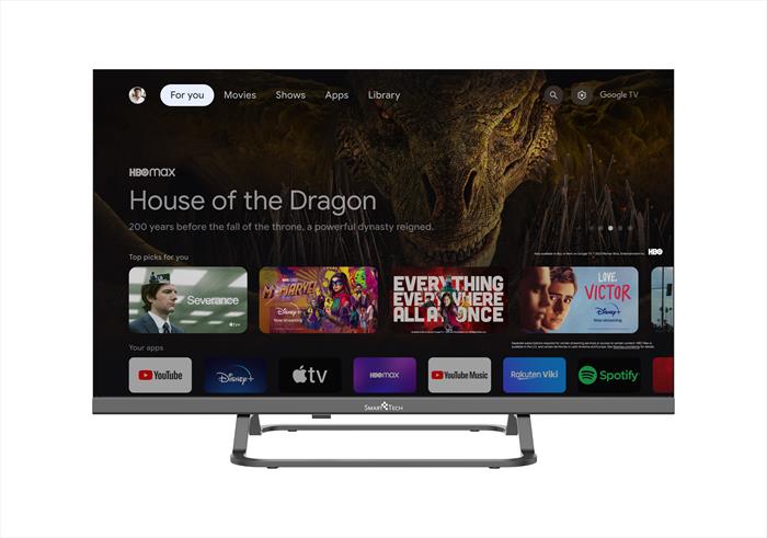 Smart Tech - Smart Tv Led Hd Ready 24" 24hg01vc-antracite